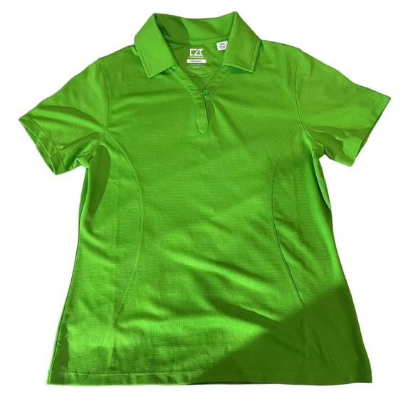 Cutter & Buck Advantage Tri-Blend Pique Womens Polo Dize Medium - Picture 2 of 4